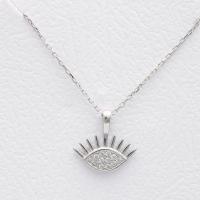 Göz Tasarımlı  Gümüş Kolye