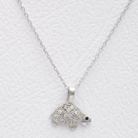 Kaplumbağa Şeklinde Gümüş Kolye