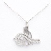 Osmanlı Tuğralı  Gümüş Kolye