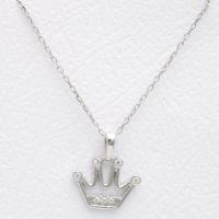 Taç Şeklinde Gümüş Kolye