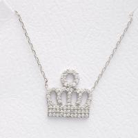 Taç Şeklinde Gümüş Kolye