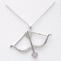 Yay & Ok Elmas Gümüş Kolye