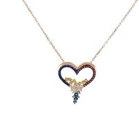 Kalpli Gümüş Kolye