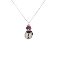 Kardan Adam Gümüş Kolye