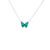 Kelebek Figürlü Gümüş Kolye