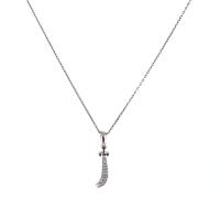 Kılıç Figürlü Gümüş Kolye