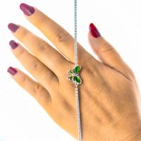 Su Yolu Kelebek Figürlü Gümüş Bileklik