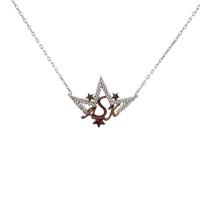 Yıldız Figürlü Aşk Yazılı Gümüş Kolye