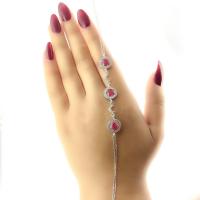 Zirkon Taşlı Ay Figürlü Gümüş Bileklik