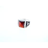 Zirkon Taşlı Mineli Akrep Modeli Gümüş Yüzük